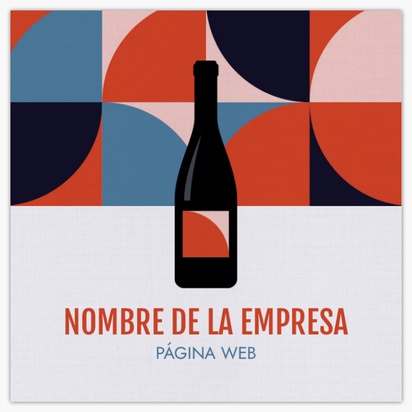 Vista previa del diseño de Galería de diseños de tarjetas con acabado lino para cervezas, vinos y licores