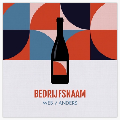 Voorvertoning ontwerp voor Ontwerpgalerij: Bier, wijn en sterkedrank Linnen visitekaartjes