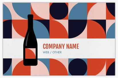 Design Preview for Design Gallery: Off Licences & Wine Merchants Natural Uncoated Business Cards