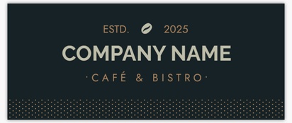 Design Preview for Design Gallery: Coffee Shops Vinyl Banners, 76 x 183 cm