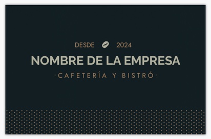 Vista previa del diseño de Galería de diseños de tarjetas de visita textura natural para cafeterías