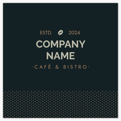 Design Preview for Design Gallery: cafes and restaurants Standard Business Cards, Square (65 x 65 mm)