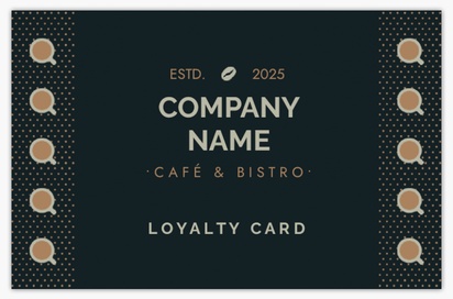 Design Preview for Design Gallery: Food & Beverage Matte Business Cards