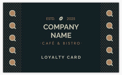 Design Preview for Design Gallery: Food & Beverage Loyalty Cards, Standard (91 x 55 mm)