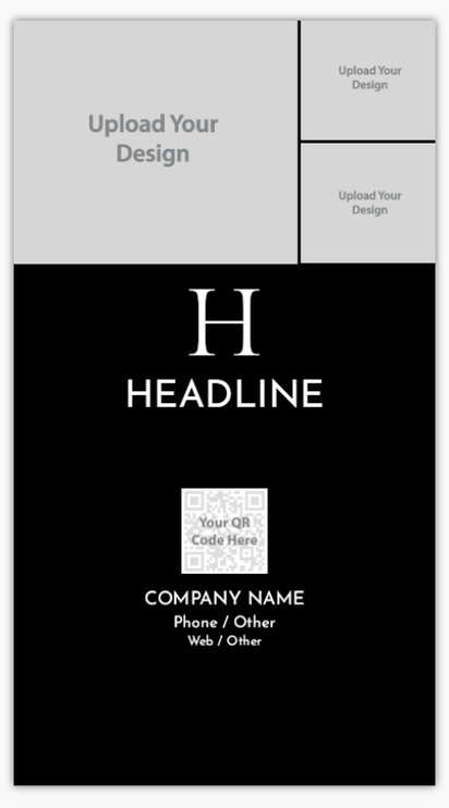 A foil black and white black gray design with 3 uploads