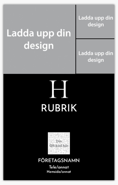 Förhandsgranskning av design för Designgalleri: Företagstjänster Roll-ups för bordsplacering, A3