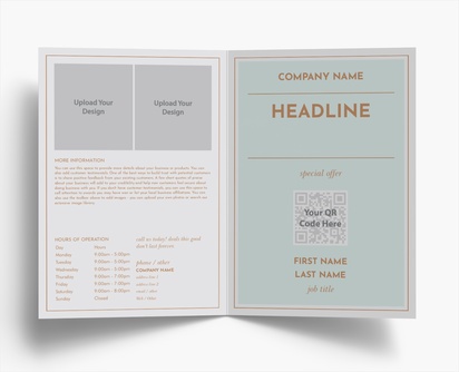 Design Preview for Design Gallery: Elegant Brochures, Bi-fold A4
