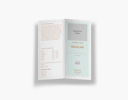 Design Preview for Design Gallery: QR Code Flyers & Leaflets, Bi-fold DL (99 x 210 mm)