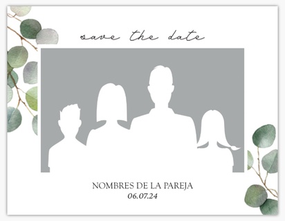 Un reserva la fecha vegetación en blanco diseño gris blanco para Fiestas con 1 imágenes