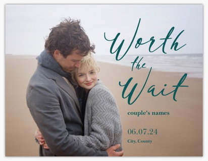 Design Preview for Traditional & Classic Save the Date Magnets Templates