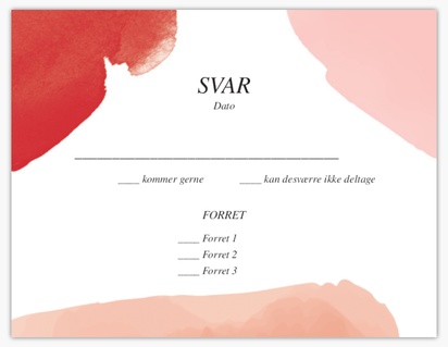 Forhåndsvisning af design for Designgalleri: Mønster & tekstur Svarkort, 13.9 x 10.7 cm