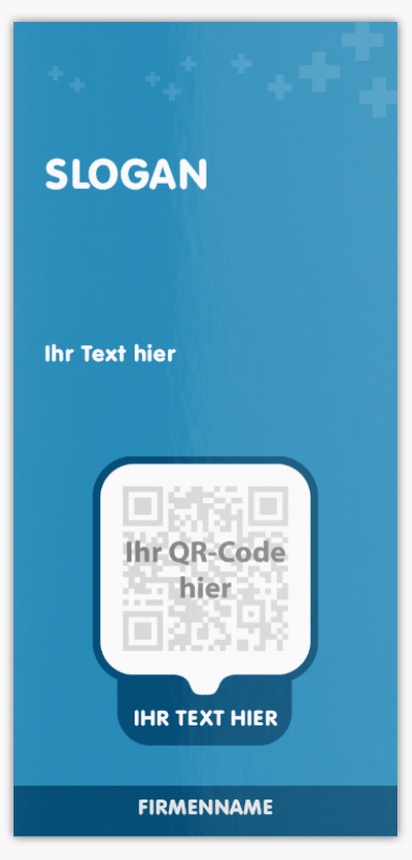 Designvorschau für Designgalerie: Flyer und Falzflyer QR-Code,  Ohne Falz DL (99 x 210 mm)
