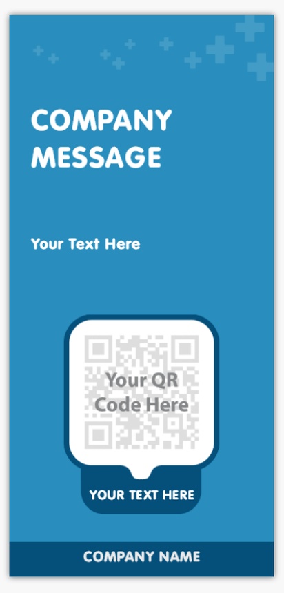 Design Preview for Templates for QR Code Flyers and Pamphlets ,  No fold DL