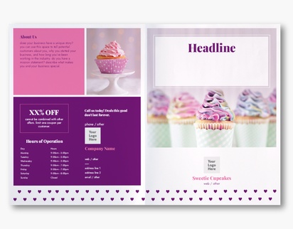 Design Preview for Design Gallery: Candy Shops Custom Brochures, 11" x 17" Bi-fold