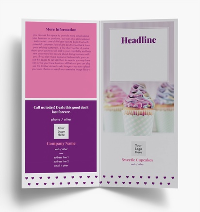 Design Preview for Design Gallery: Sweet Shops Folded Leaflets, Bi-fold DL (99 x 210 mm)