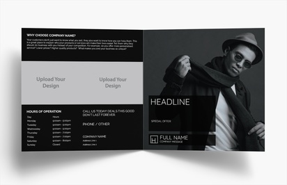 Design Preview for Design Gallery: Folded Leaflets, Bi-fold Square (210 x 210 mm)