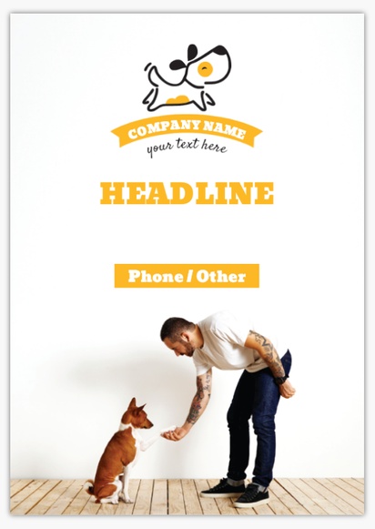 Design Preview for Design Gallery: Animals & Pet Care Plastic Signs, A3 (297 x 420 mm)