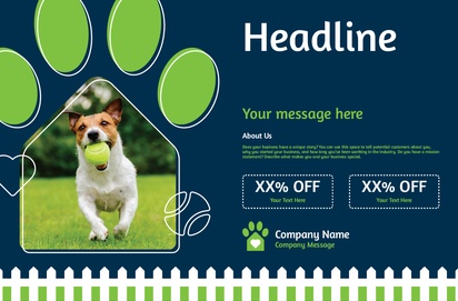 Design Preview for Design Gallery: Pet Sitting & Dog Walking Posters, A3 (297 x 420 mm) 