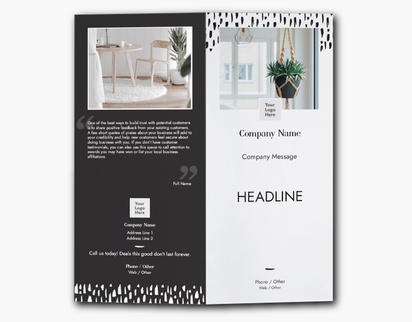 Design Preview for Design Gallery: Patterns & Textures Custom Brochures, 9" x 8" Bi-fold