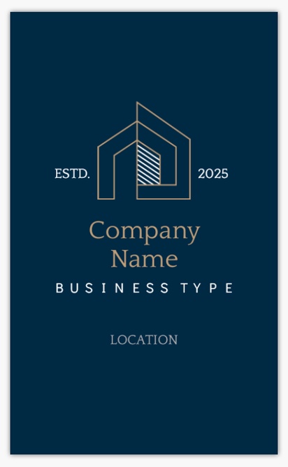 Design Preview for Design Gallery: Property & Estate Agents Standard Business Cards, Standard (91 x 55 mm)