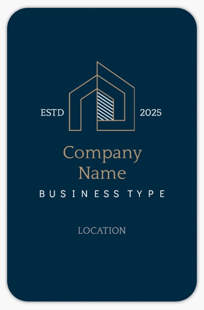 Design Preview for Design Gallery: Property & Estate Agents Rounded Corner Business Cards, Rounded Standard (85 x 55 mm)