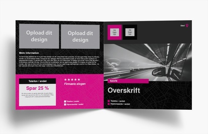 Forhåndsvisning af design for Designgalleri: Fed og farverig Brochurer, Midterfals Firkantet (210 mm x 210 mm)