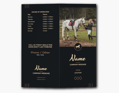 Design Preview for Sports & Fitness Custom Brochures Templates, 9" x 8" Bi-fold