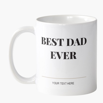 A happy father's day best dad black cream design for Theme