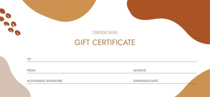 Design Preview for Design Gallery: Marketing & Communications Gift Certificates