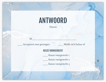 Voorvertoning ontwerp voor Ontwerpgalerij: Oceaan Antwoordkaarten, 13.9 x 10.7 cm