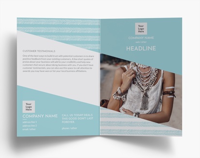 Design Preview for Design Gallery: Folded Leaflets, Bi-fold A6 (105 x 148 mm)