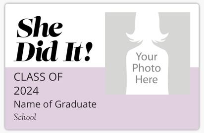 A 1 photos female grad black gray design for Events with 1 uploads