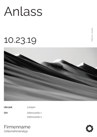 Designvorschau für Designgalerie: Plakate Fotografie, A2 (420 x 594 mm) 
