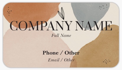 Design Preview for Retail & Sales Business Card Stickers Templates