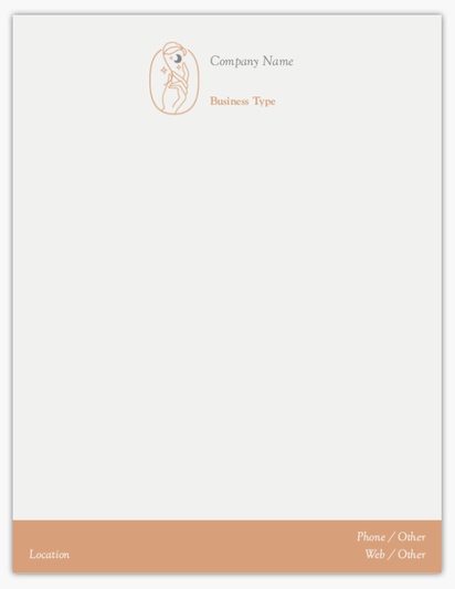 Design Preview for Design Gallery: Yoga & Pilates Notepads