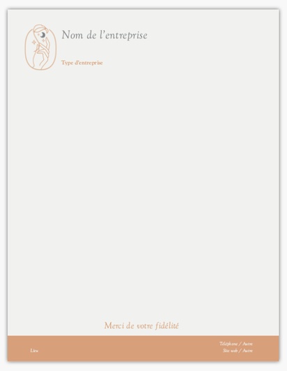 Aperçu du graphisme pour Galerie de modèles : Blocs-notes, Holistique et médicine douce, 8.5  x 11 po