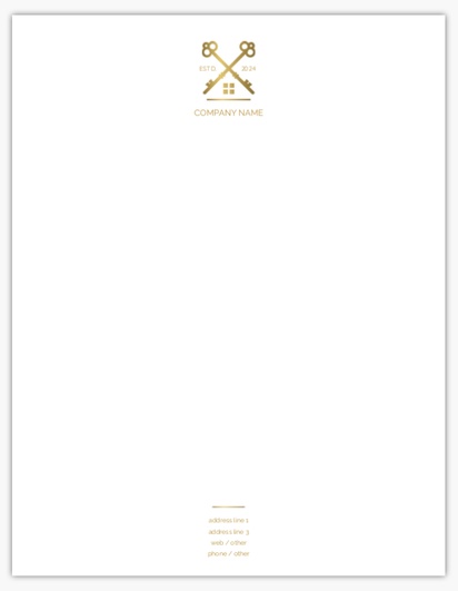Design Preview for Real Estate Development Notepads Templates, 8.5" x 11"