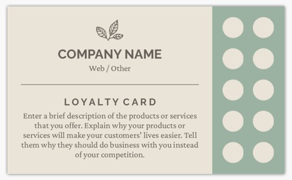 Design Preview for Design Gallery: Retail & Sales Standard Business Cards, Standard (91 x 55 mm)