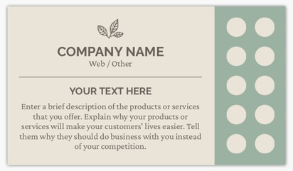 Design Preview for Design Gallery: Loyalty Cards