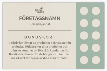 Förhandsgranskning av design för Designgalleri: Hudvård Extratjocka visitkort, Standard (85 x 55 mm)