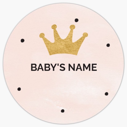 A little princess baby shower white cream design for Baby