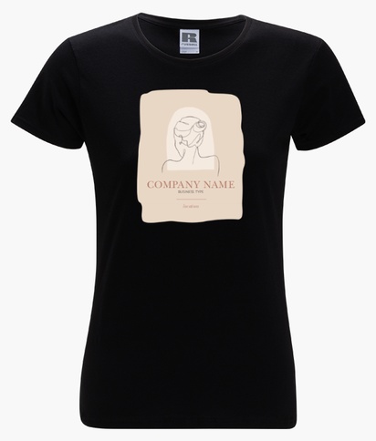 Design Preview for Design Gallery: Russell® Slim-Fit Soft-Touch Women’s T-shirt