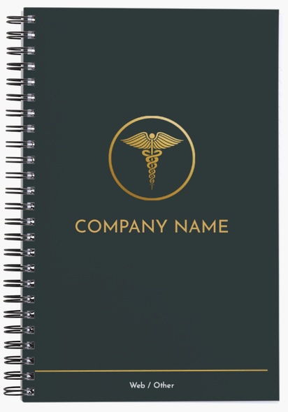 Design Preview for Design Gallery: Health & Wellness Notebooks