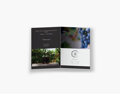 Designvorschau für Designgalerie: Falzflyer Florale Muster, Einbruchfalz A6 (105 x 148 mm)