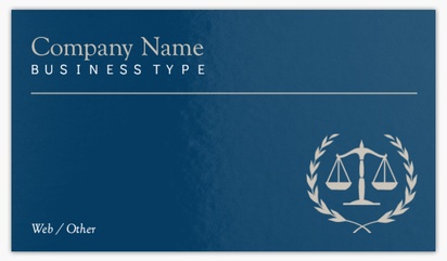 Design Preview for Business Cards for Lawyers, Standard (3.5" x 2")