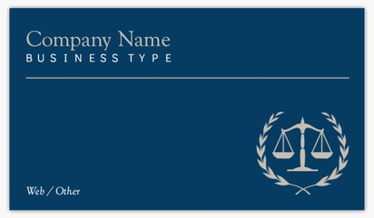 A legal scales lawyer blue design