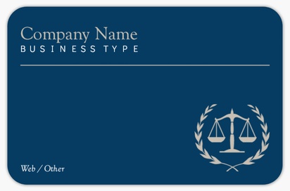 Design Preview for Design Gallery: Legal Rounded Corner Business Cards, Rounded Standard (85 x 55 mm)
