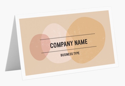 Design Preview for Design Gallery: Crafts Folded Business Cards