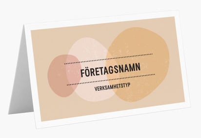 Förhandsgranskning av design för Designgalleri: Modernt och enkelt Vikta visitkort