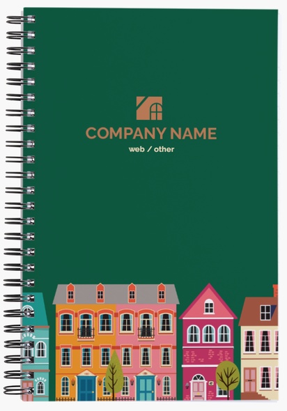 Design Preview for Design Gallery: Real Estate Agents Notebooks
